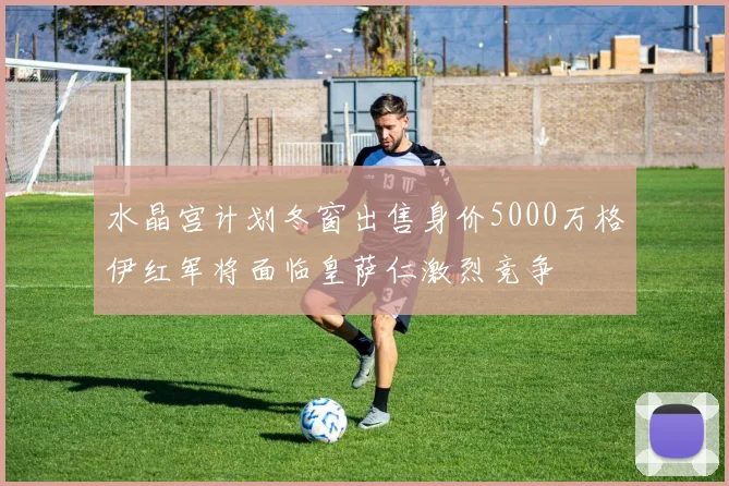水晶宫计划冬窗出售身价5000万格伊红军将面临皇萨仁激烈竞争